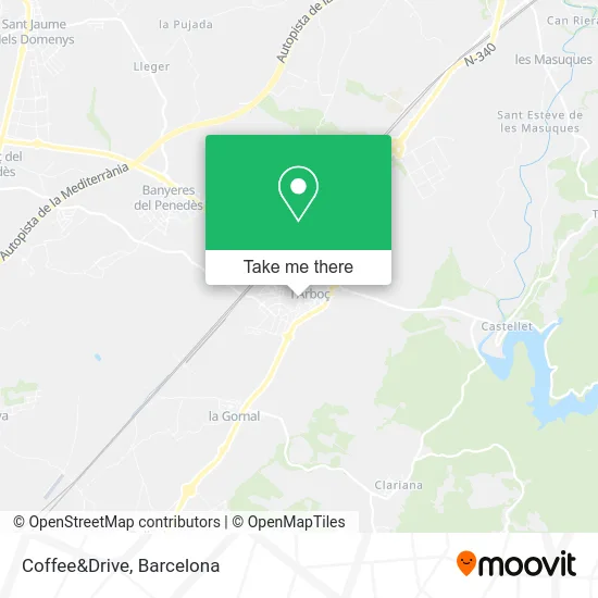 Coffee&Drive map