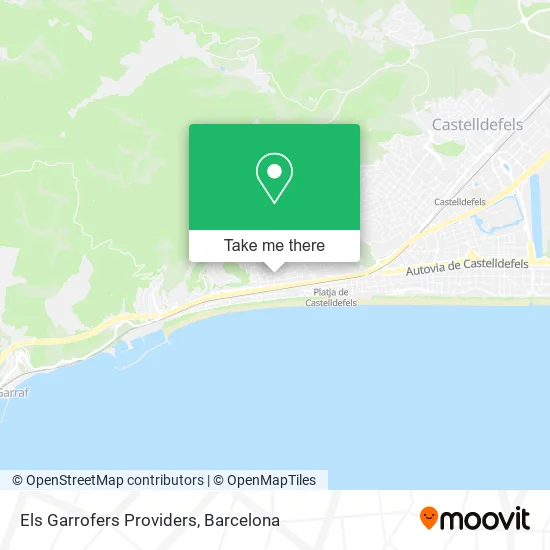 Els Garrofers Providers map