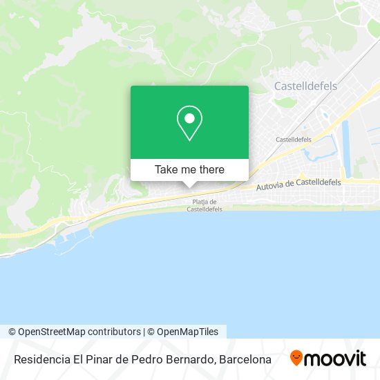 Residencia El Pinar de Pedro Bernardo map