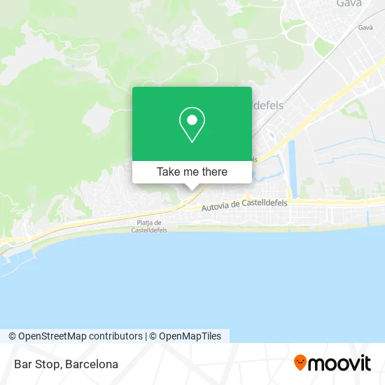 Bar Stop map