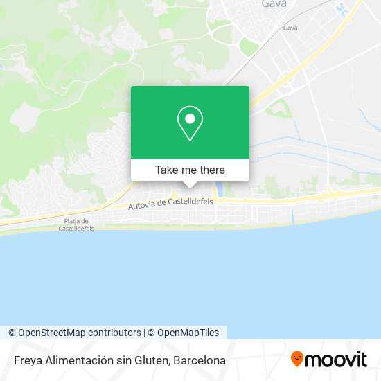 Freya Alimentación sin Gluten map