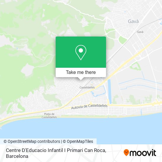 Centre D'Educacio Infantil I Primari Can Roca map