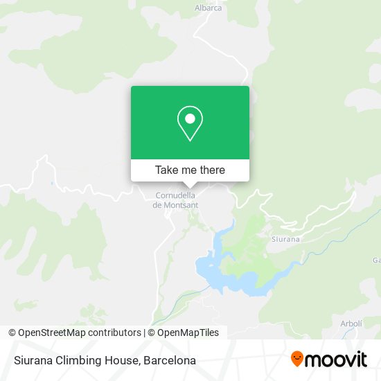 Siurana Climbing House map