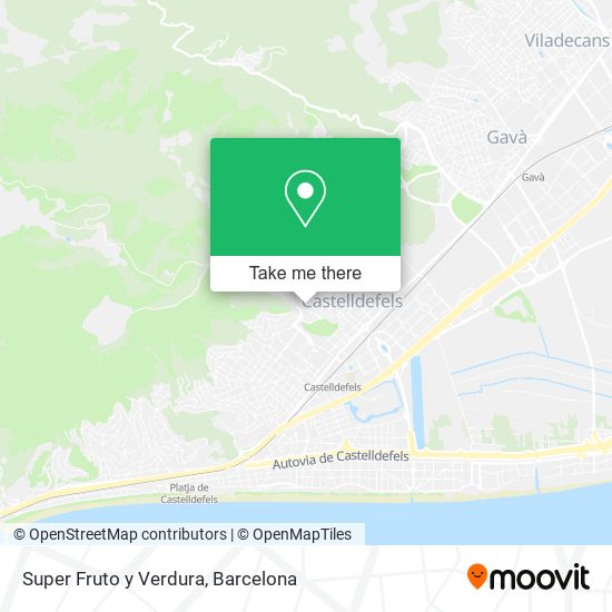 Super Fruto y Verdura map