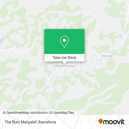 mapa The Ruin Margalef