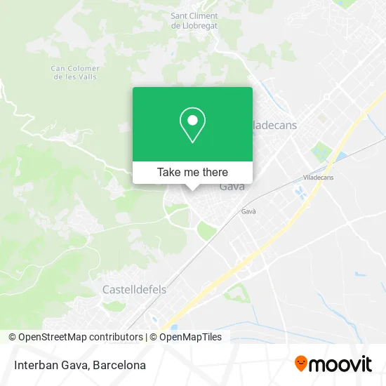 Interban Gava map