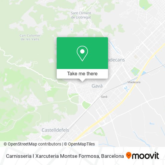 Carnisseria I Xarcuteria Montse Formosa map