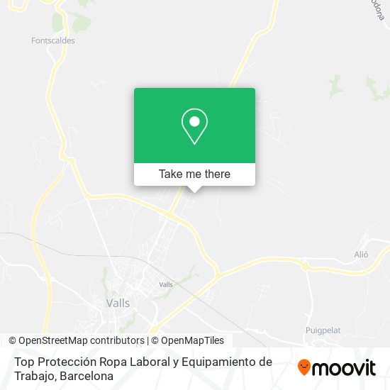 Top Protección Ropa Laboral y Equipamiento de Trabajo map