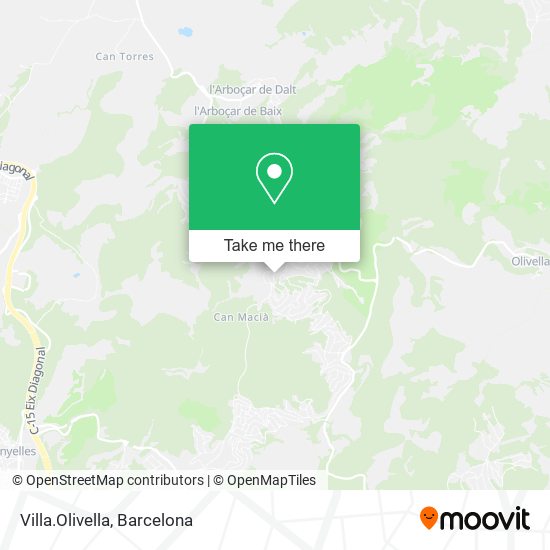 Villa.Olivella map