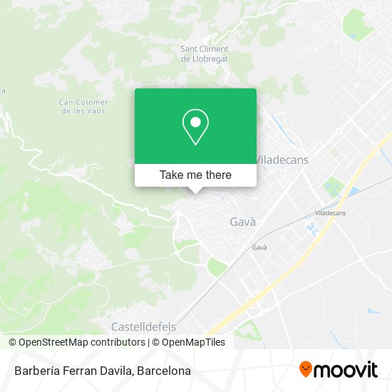 Barbería Ferran Davila map