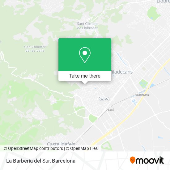 La Barbería del Sur map
