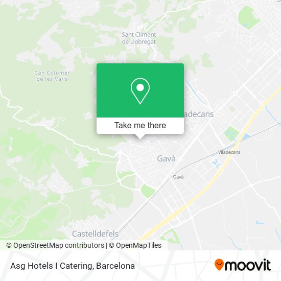 Asg Hotels I Catering map
