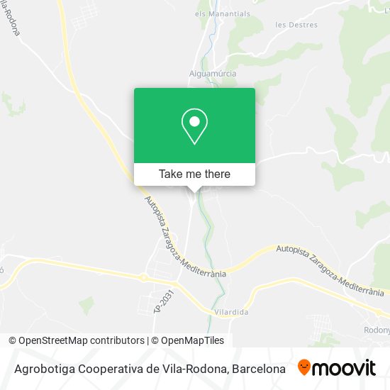 Agrobotiga Cooperativa de Vila-Rodona map