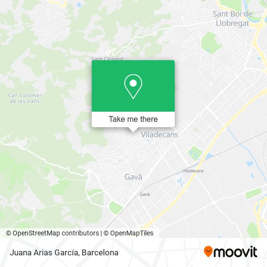 Juana Arias García map