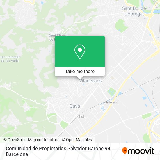 Comunidad de Propietarios Salvador Barone 94 map