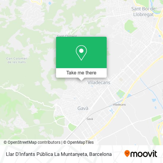 Llar D'Infants Pública La Muntanyeta map