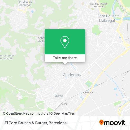 El Toro Brunch & Burger map