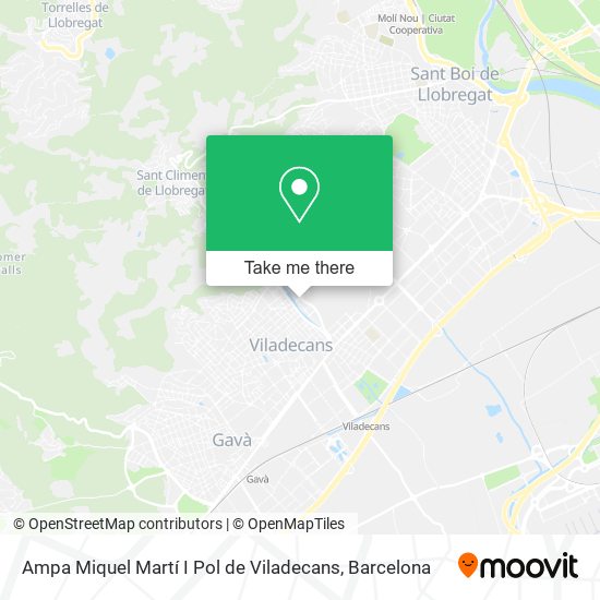Ampa Miquel Martí I Pol de Viladecans map