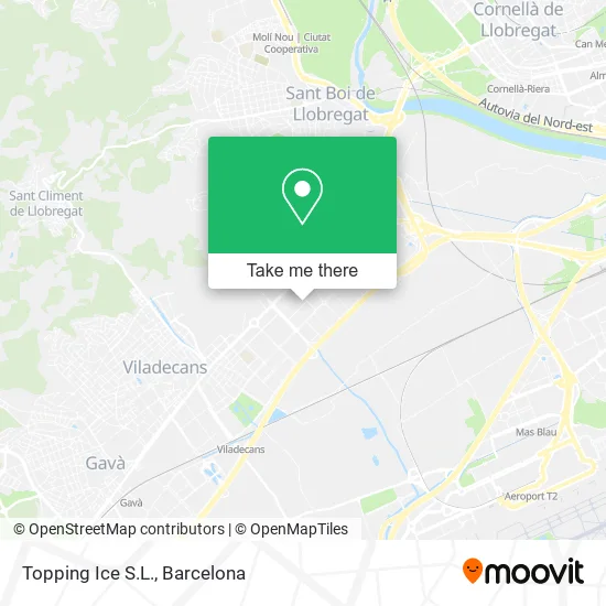 Topping Ice S.L. map