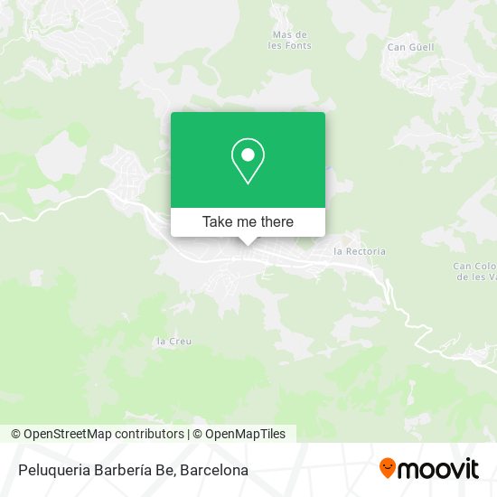 Peluqueria Barbería Be map