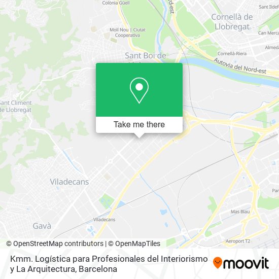 Kmm. Logística para Profesionales del Interiorismo y La Arquitectura map