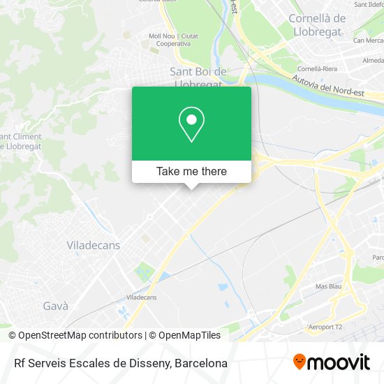 Rf Serveis Escales de Disseny map