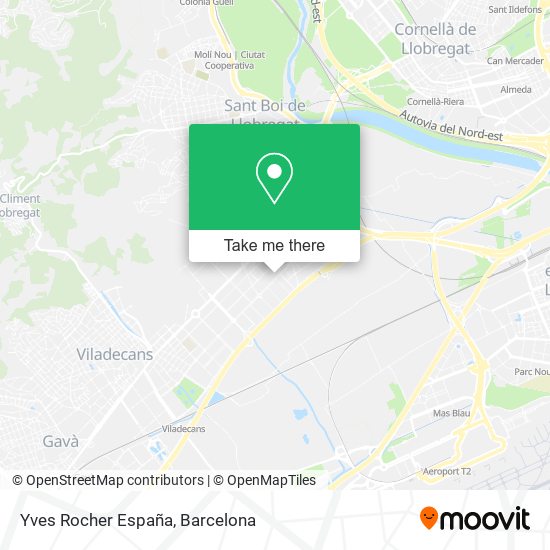 Yves Rocher España map