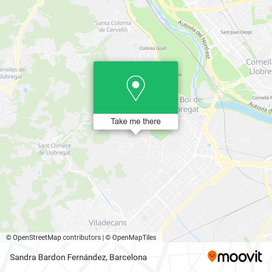 Sandra Bardon Fernández map