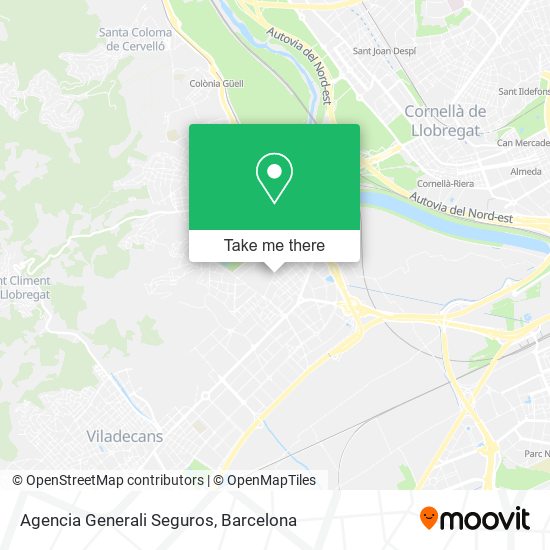 Agencia Generali Seguros map