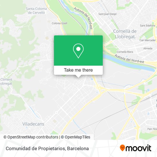 Comunidad de Propietarios map