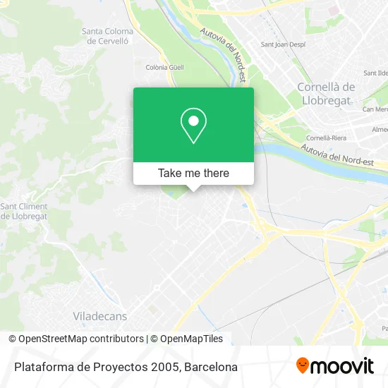 Plataforma de Proyectos 2005 map