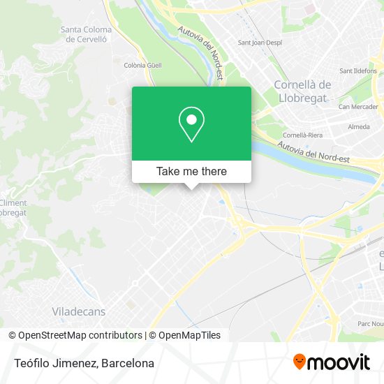 Teófilo Jimenez map