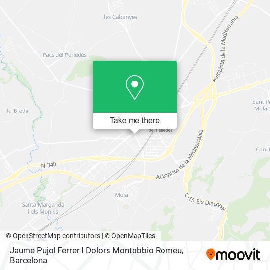 Jaume Pujol Ferrer I Dolors Montobbio Romeu map