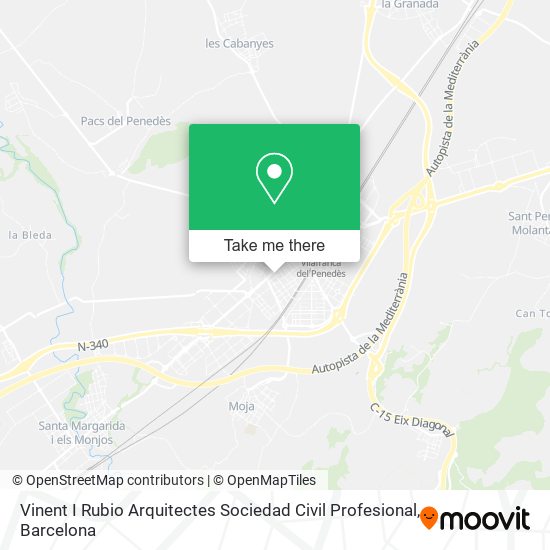 Vinent I Rubio Arquitectes Sociedad Civil Profesional map