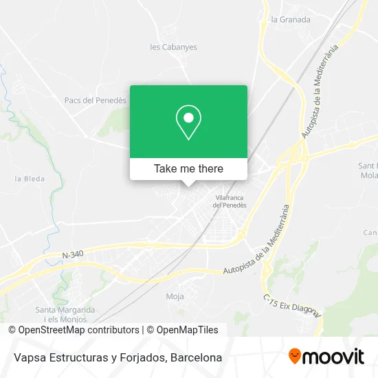 Vapsa Estructuras y Forjados map