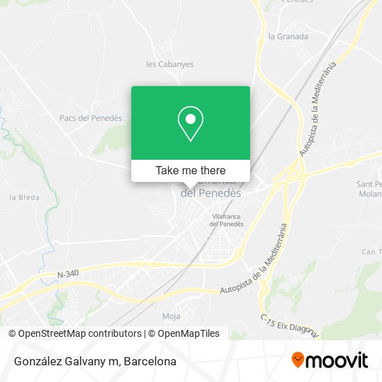 González Galvany m map