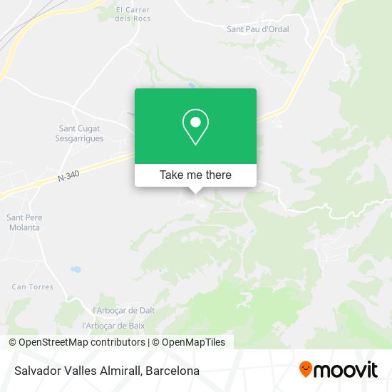 Salvador Valles Almirall map
