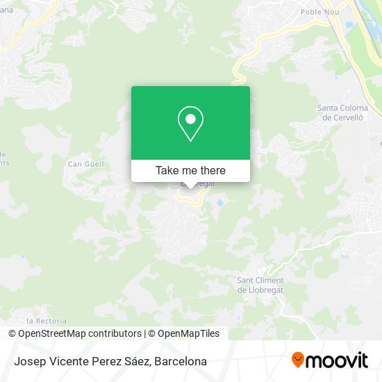 Josep Vicente Perez Sáez map