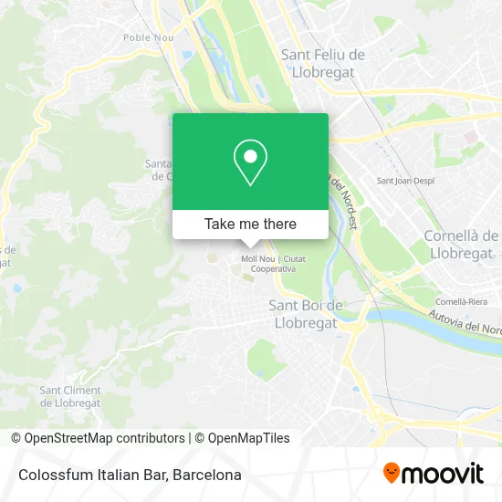 Colossfum Italian Bar map