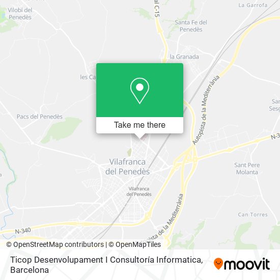 Ticop Desenvolupament I Consultoría Informatica map