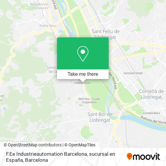 F.Ee Industrieautomation Barcelona, sucursal en España map