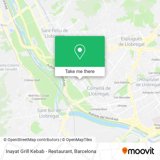 Inayat Grill Kebab - Restaurant map