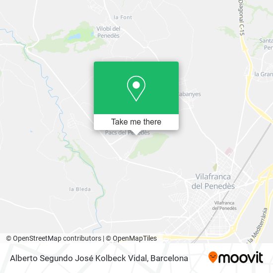 Alberto Segundo José Kolbeck Vidal map