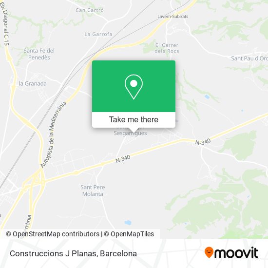 Construccions J Planas map