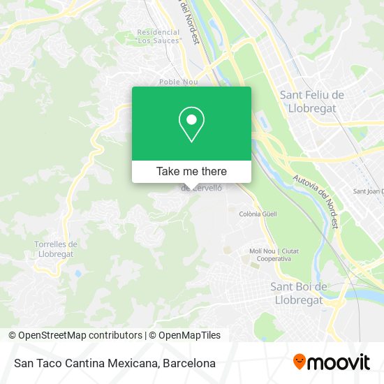 San Taco Cantina Mexicana map