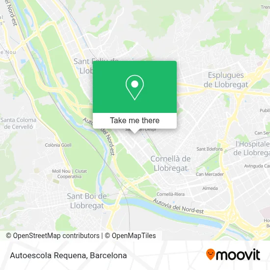 Autoescola Requena map