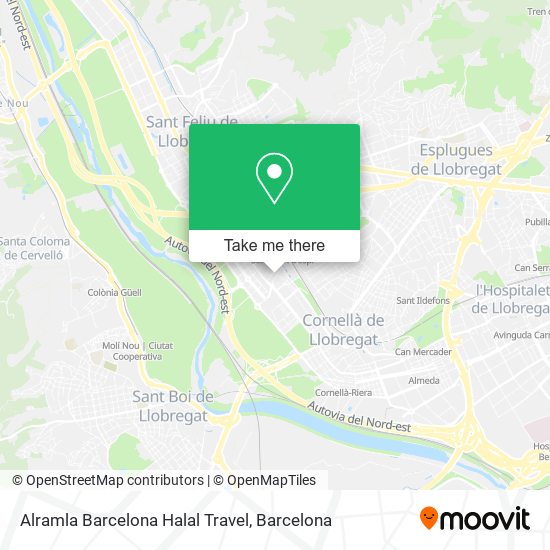Alramla Barcelona Halal Travel map