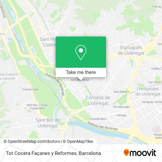 Tot Cocera Façanes y Reformes map