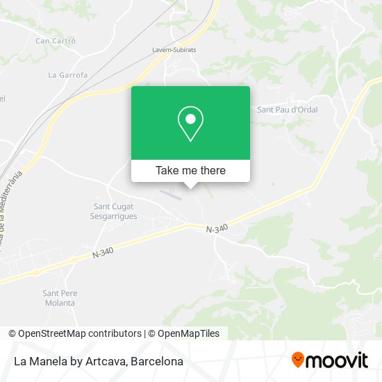 La Manela by Artcava map