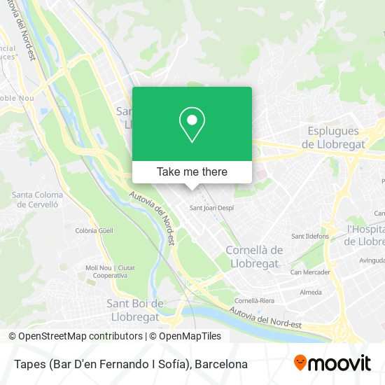 Tapes (Bar D'en Fernando I Sofía) map